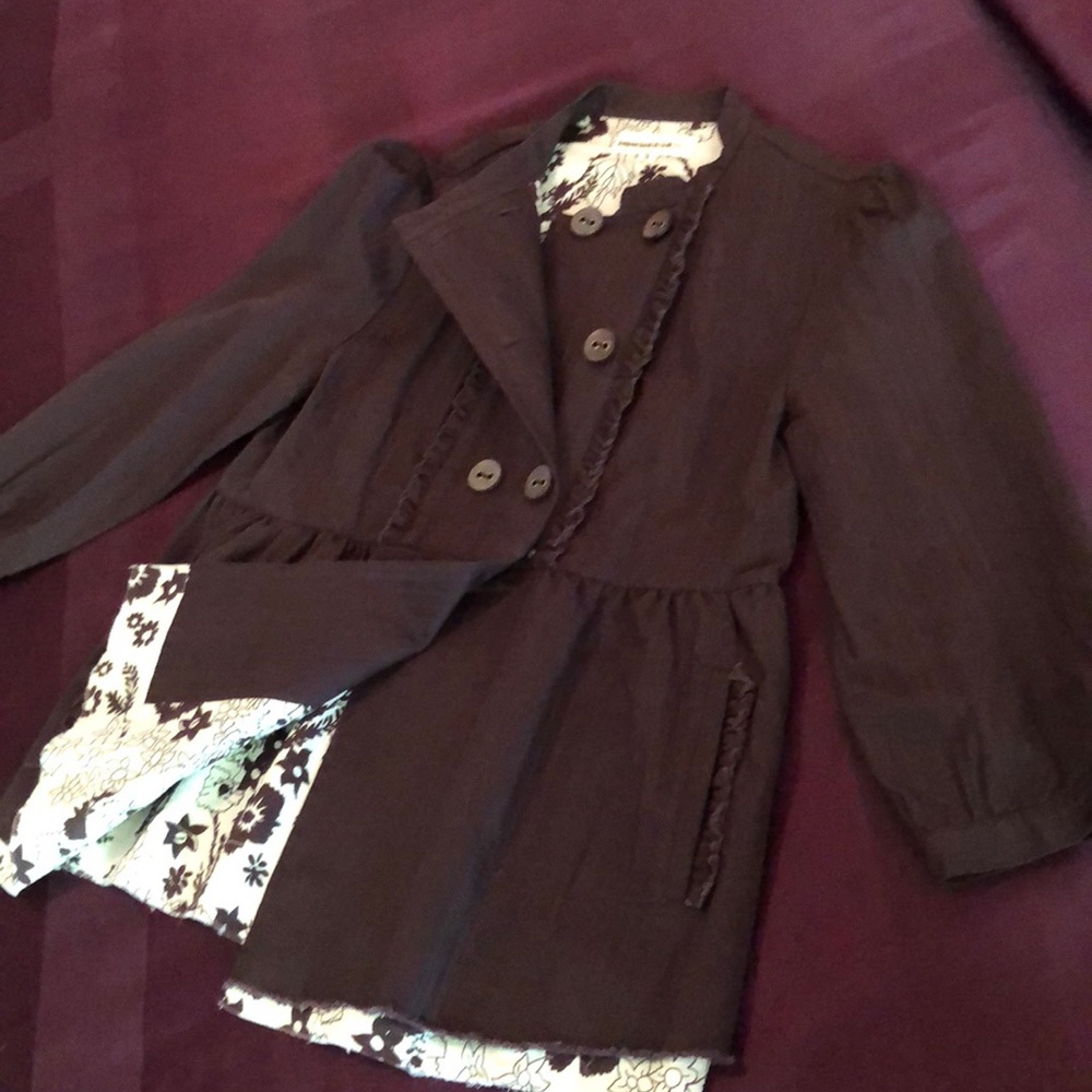 NWOT Paperdenim&cloth brown denim jacket